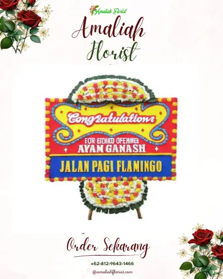 Sewa Papan Bunga Jetak